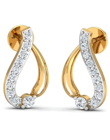 Amiable Diamond Drop Earrings